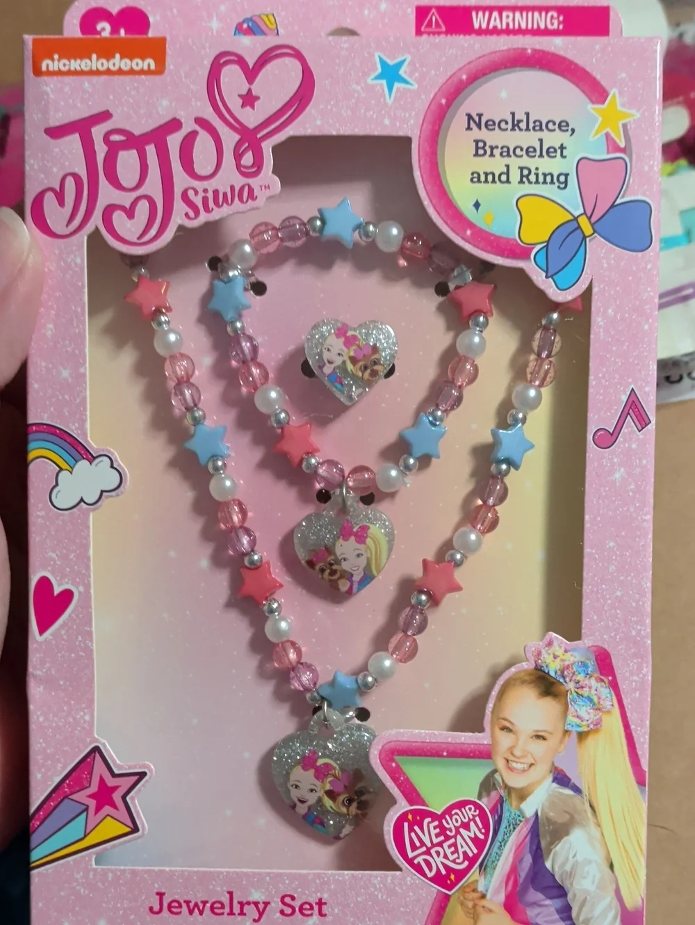 New Girls Bundle 2 Bags 1 Jewelry Set 3 Hair Clips